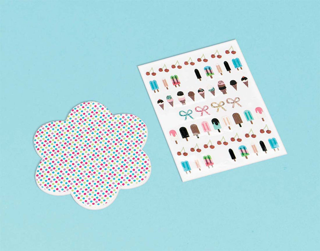 Nail File With Decal Sheets Party Favors