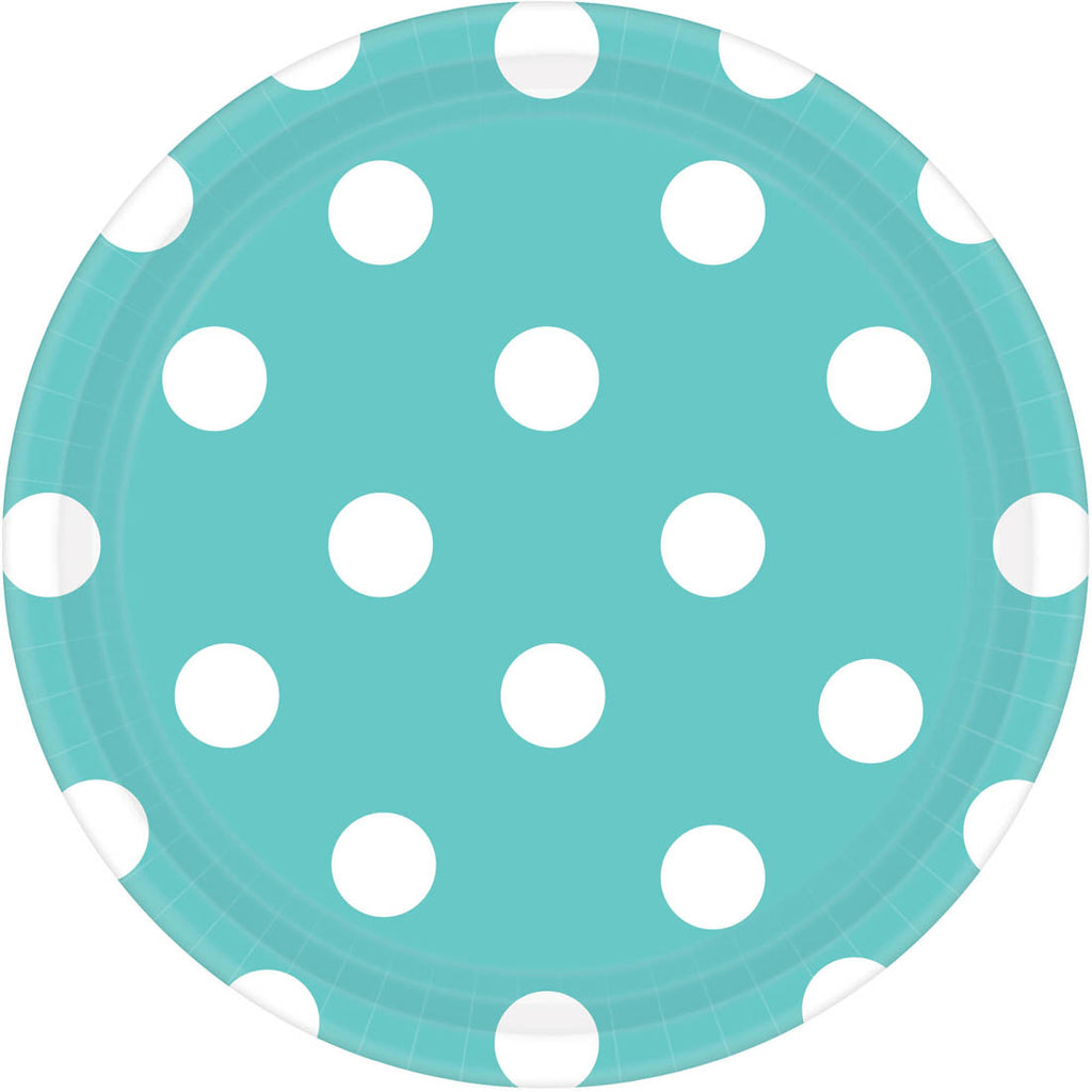 Robin's Egg Blue Dots Party Supplies