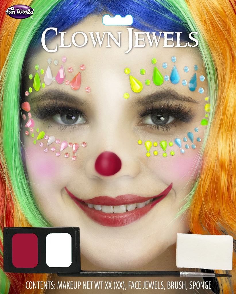 Face Jewelry Adult Fantasy Make Up Kit