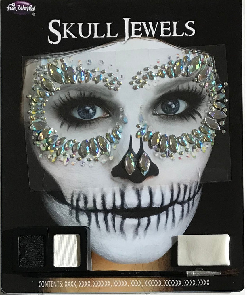 Face Jewelry Adult Fantasy Make Up Kit