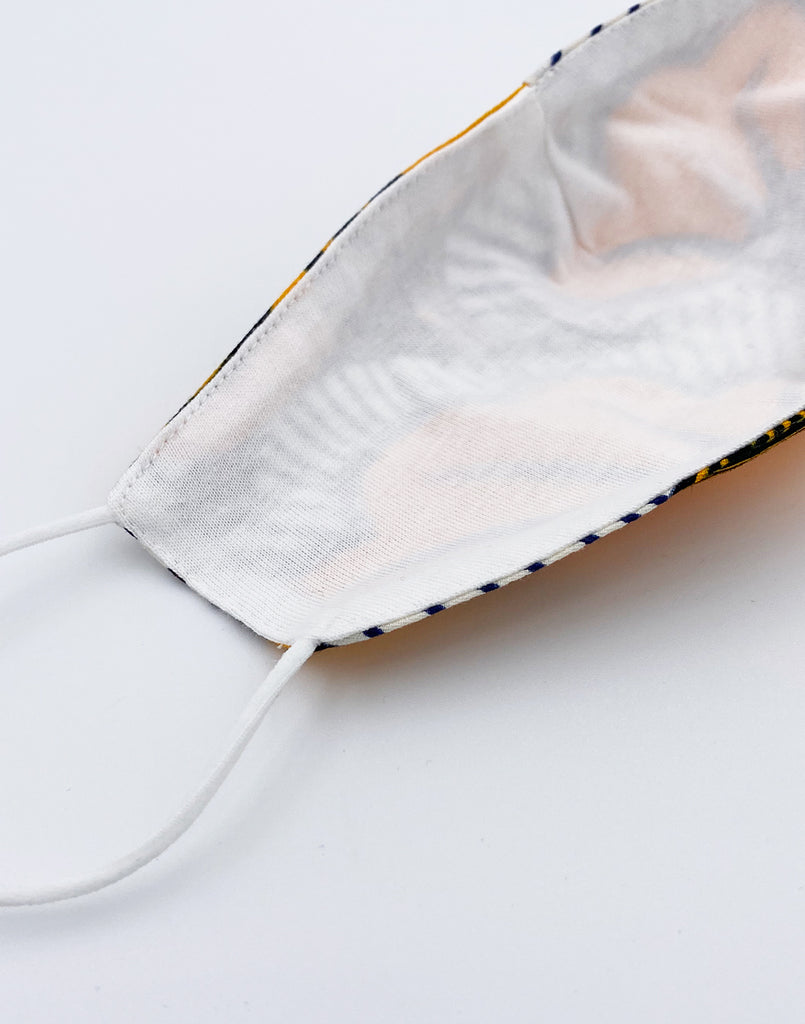 African Print Cotton Wax Cloth Face Mask-OEM1