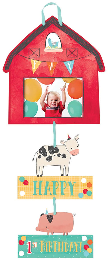 Barnyard Birthday Personal Photo Sign