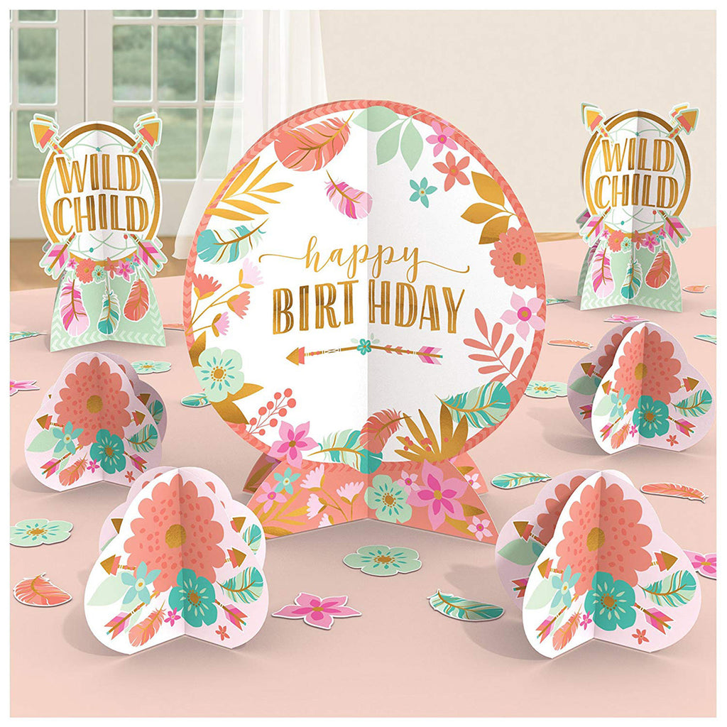Boho Birthday Girl Decorations & Supplies