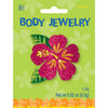 Summer Glitter Flower Body Jewelry