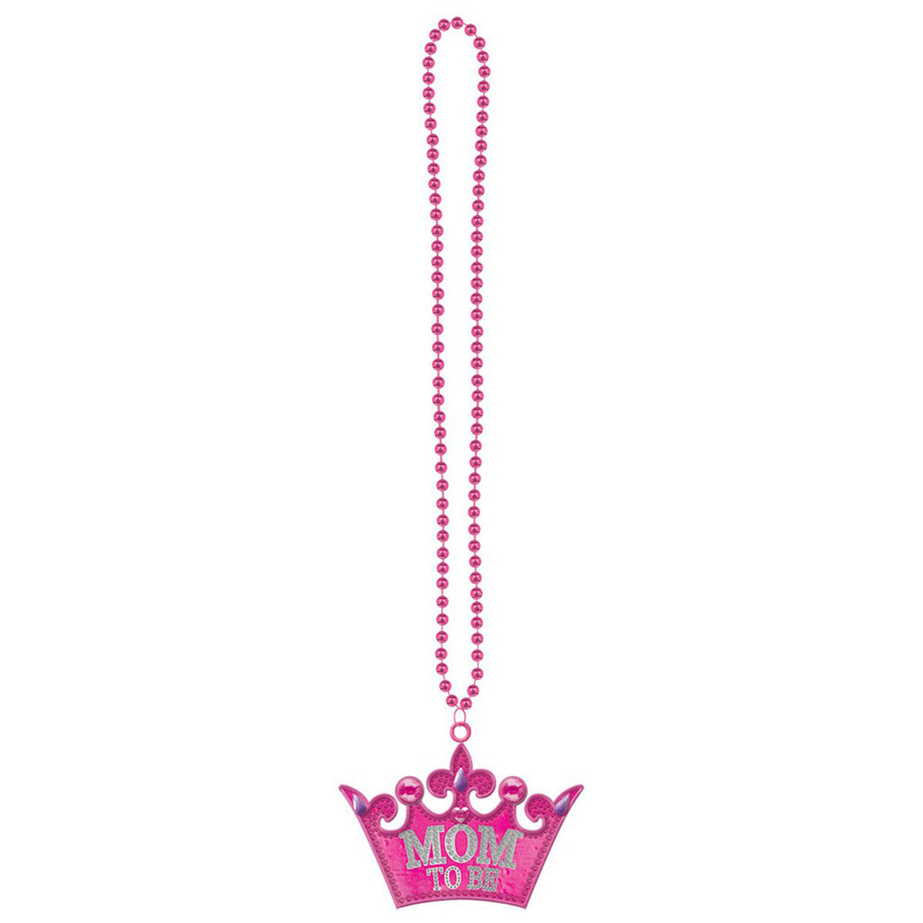 Mom To Be Baby Shower Bling Necklace