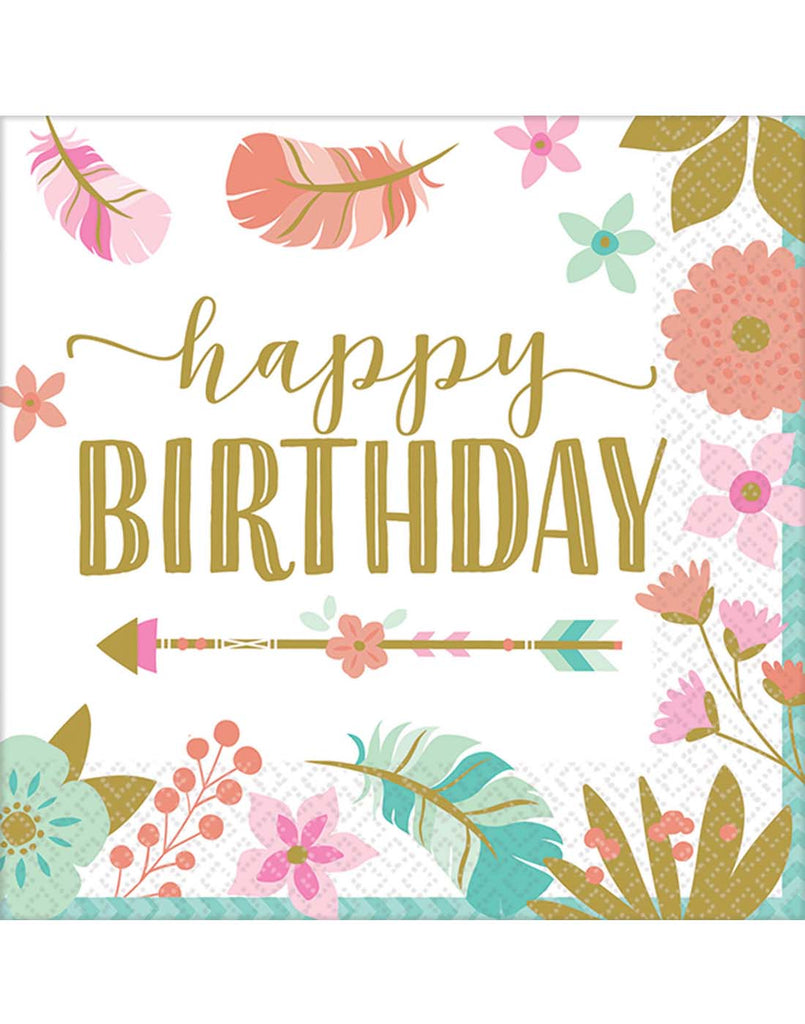 Boho Birthday Girl Decorations & Supplies