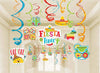 Fiesta Party Swirl Hanging Decorations
