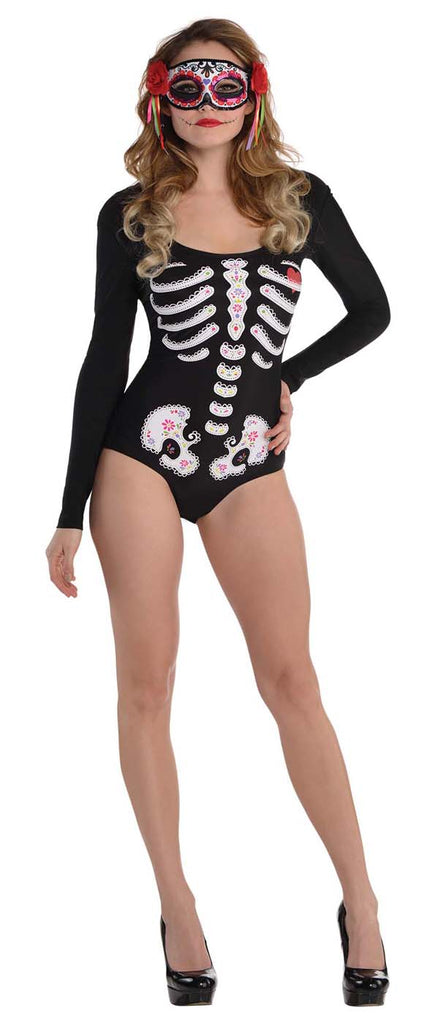 Day Of The Dead Adult Bodysuit