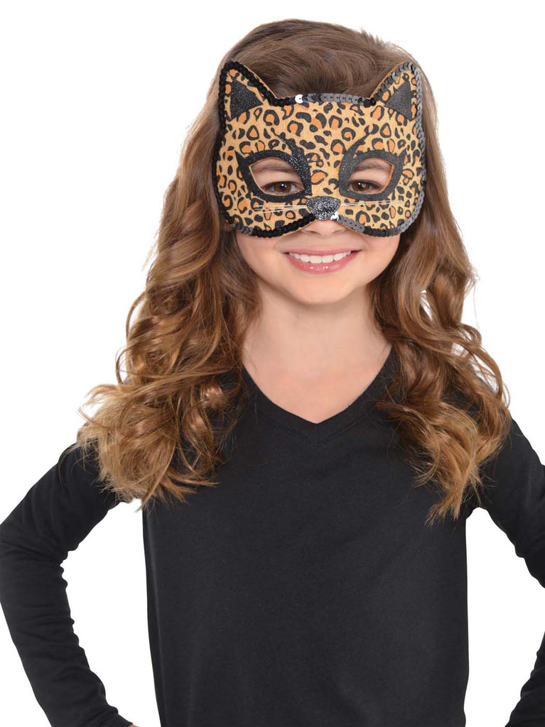Leopard Cat Child Felt Mask
