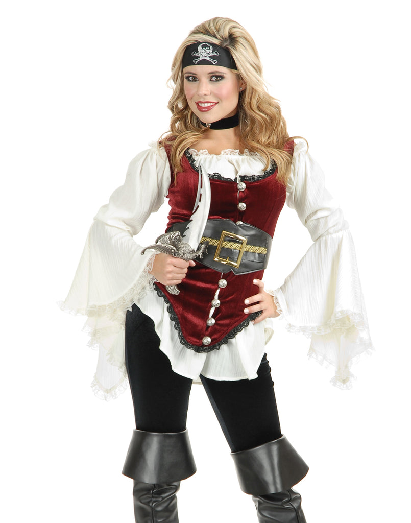 Pirate Lady Blouse- W/Out Smocking