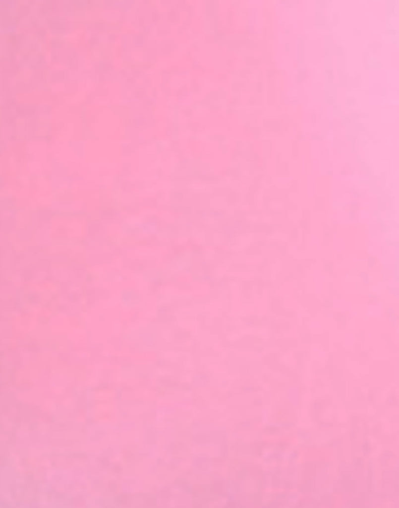 Pink Neck Sleeveless Shiny Spandex Aerobic Yoga Active Wear Dance Unitard Bodysuit