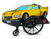 Bumblebee Transformers Car Wheelchair Cover
