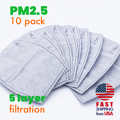 [30 PACK] PM2.5 Activated Carbon Filters
