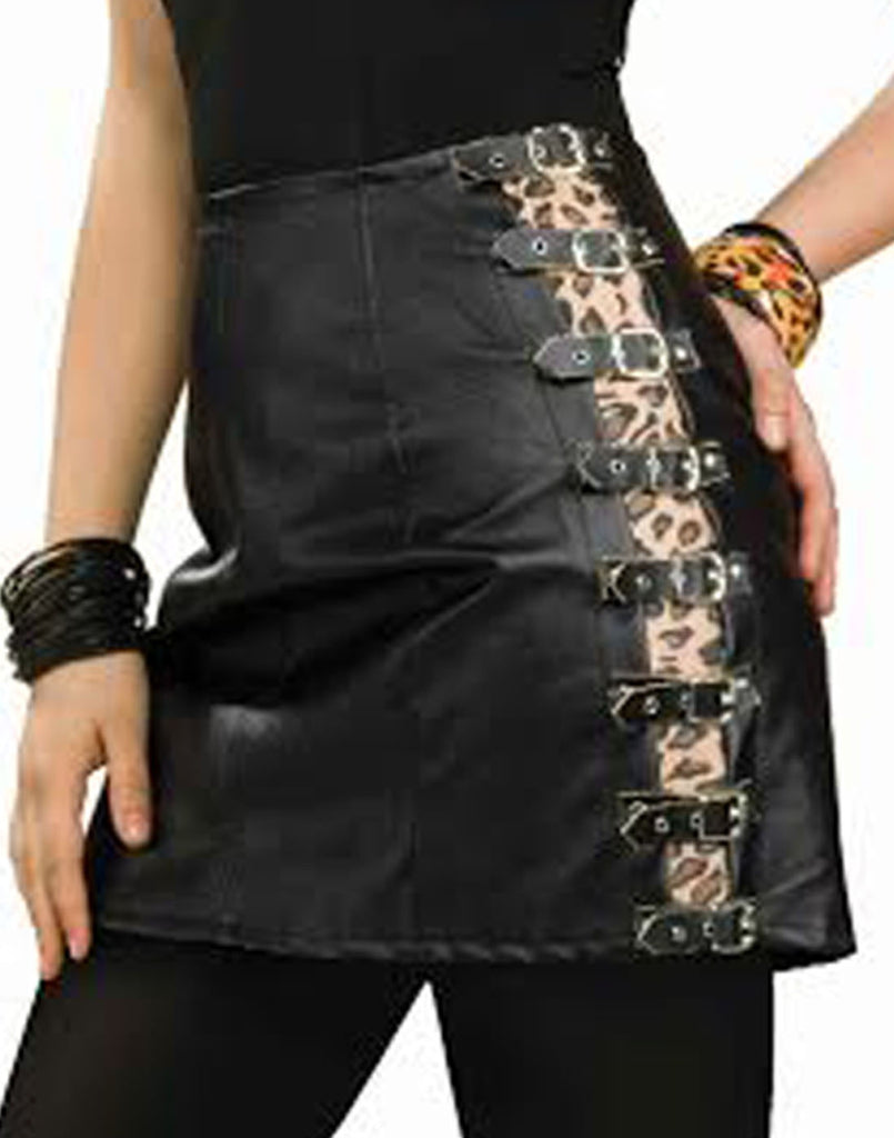 80's Punk Rock Black Skirt