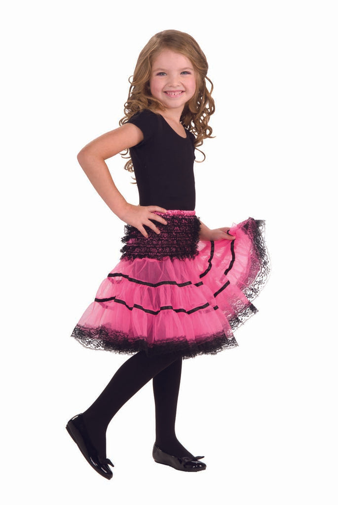 Pink Crinoline Child Costume Underskirt