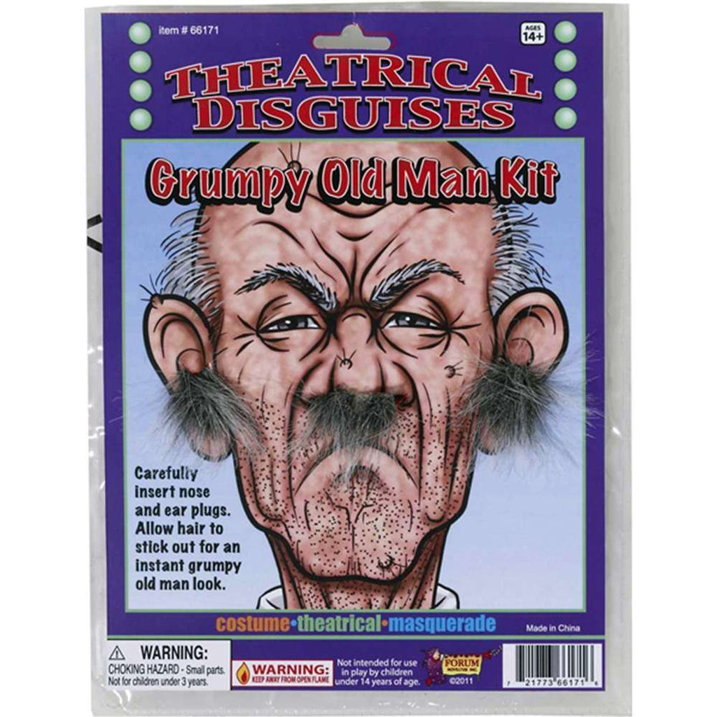 Cranky Old Man Adult Facial Hair Set