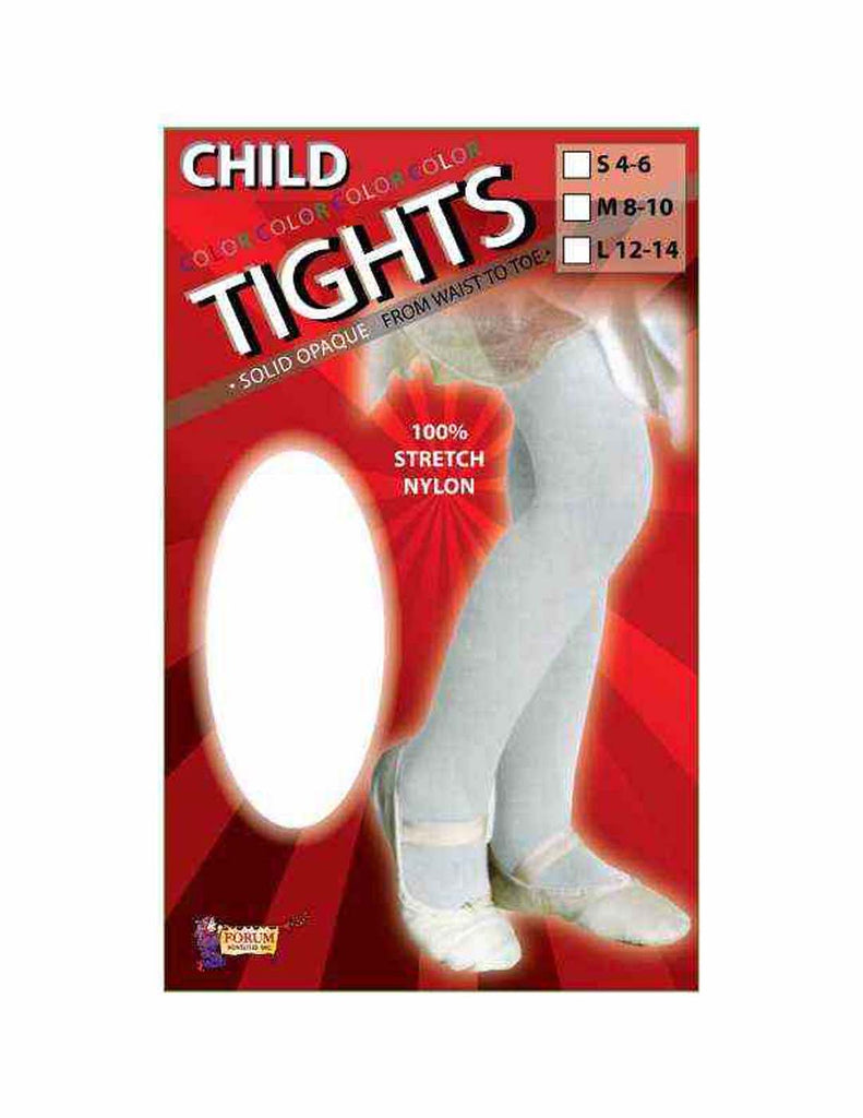 White Child Costume Tights
