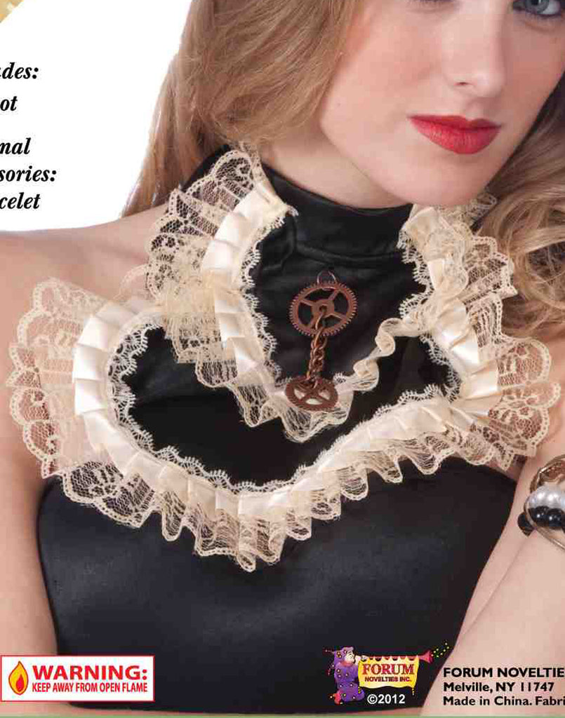 Steampunk Jabot With Gear