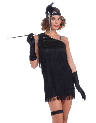 Silver Screen Flapper Womens Costume
