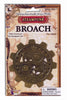 Large Bronze Adult Steampunk Brooch