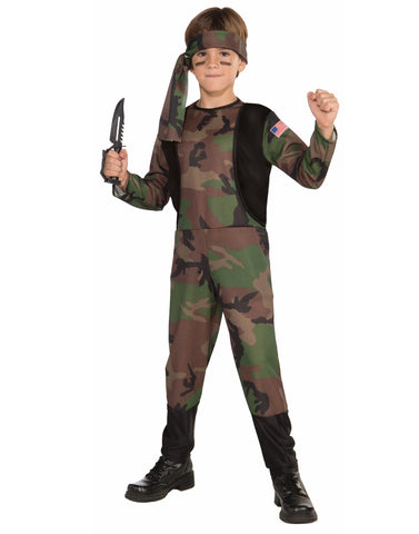 Black Swat Team Officer Jumpsuit Costume