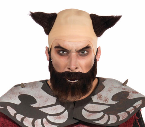 Viking Mens Blonde Moustache Beard Set