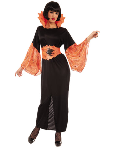 Thriller Mens Scary Orange Black Clown Suit Halloween Costume