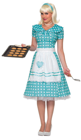 50S Car Hop Diner Girls Child Costume