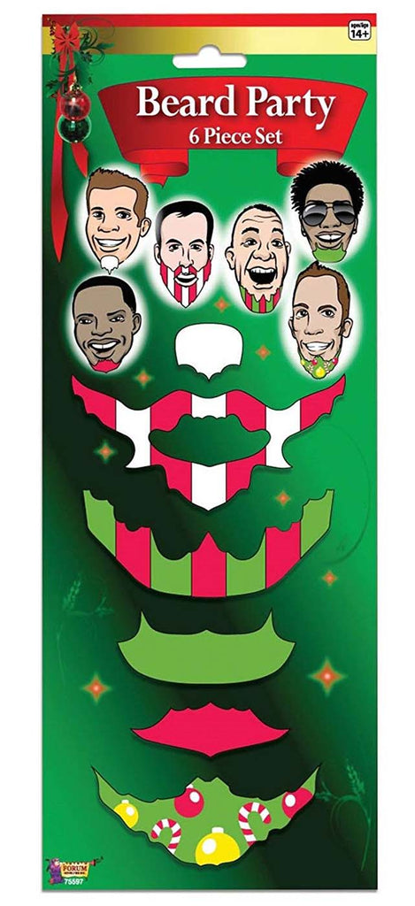 Christmas Designed Adult Costume Beard Set
