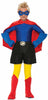 Blue Hero Child Costume Superhero Shirt