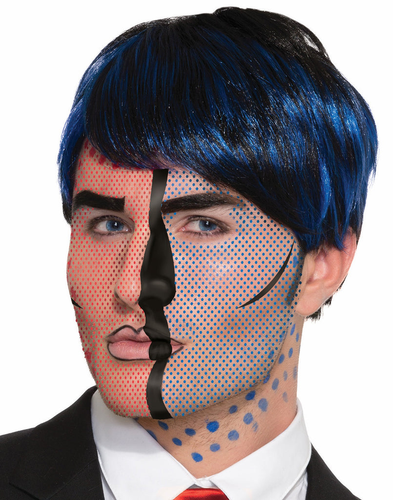Pop Art Face Tattoos