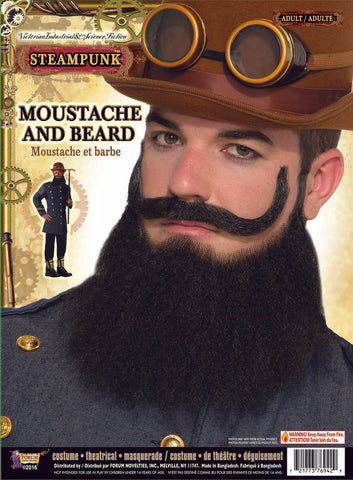 Beard Moustache Adult Musketeer Set