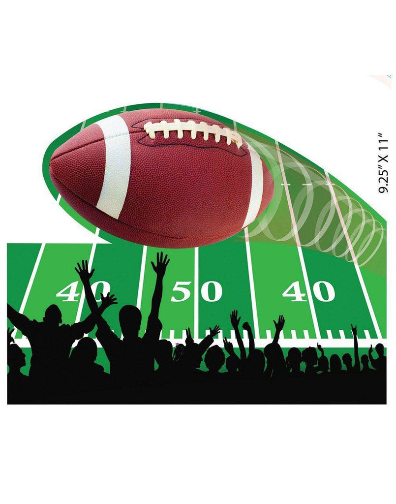 Football Party 4 Piece Wall Decorative Cutouts