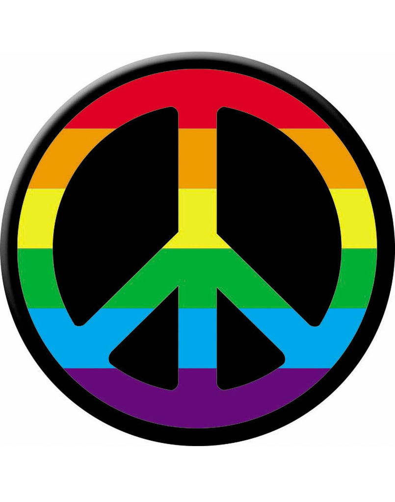Peace Sign Iron On Applique Accessory