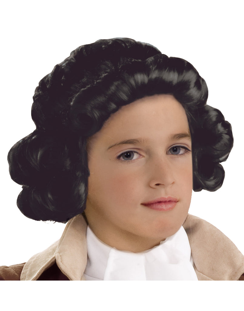 Colonial Boy Brown Childs Wig