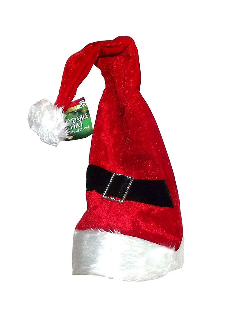 Long Santa Adult Bendable Hat