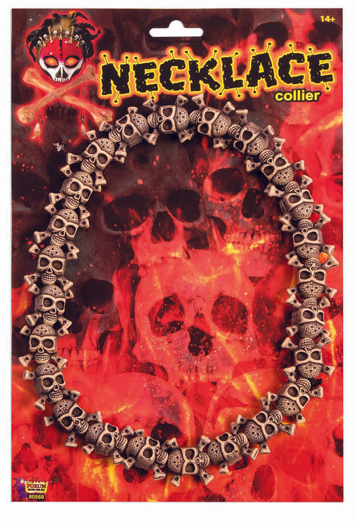 Skull Adult Costume Necklace