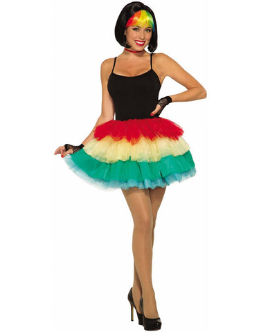 Rainbow Female Pet Party Dress Costume