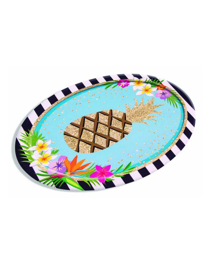 Luau Oblong Platter Hawaiian Party Plates
