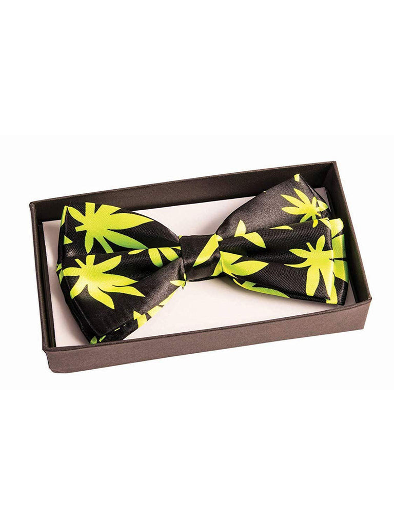 Marijuana Print Adult Bowtie