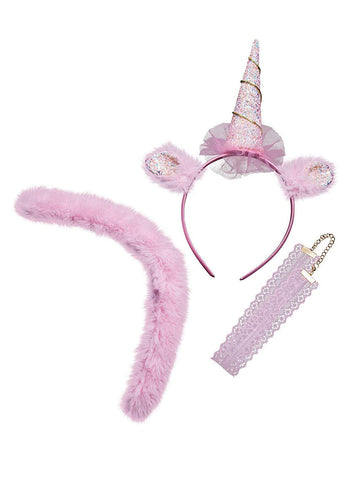 Pink Leopard Adult Costume Kit