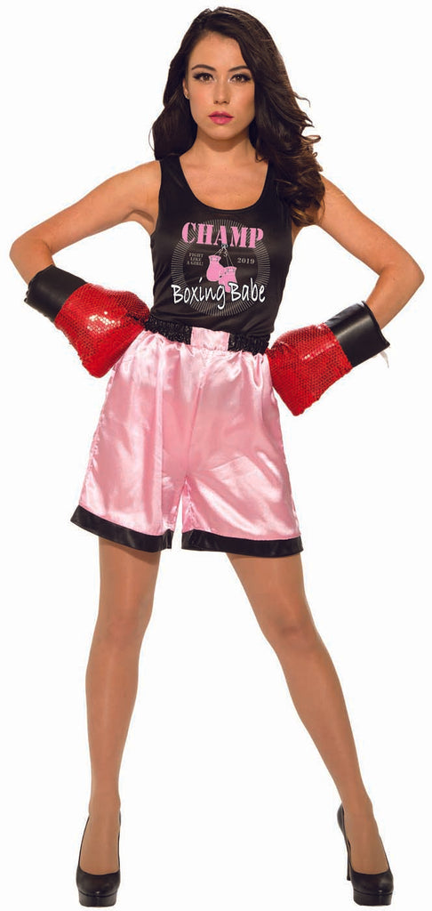 Female Boxer Adult Costume