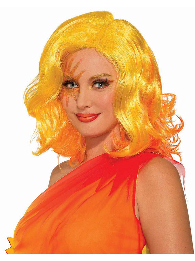 Sunburst Blue Purple Grey Adult Wig