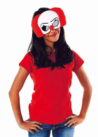 Red Black Jester Harley Quinn Plastic Funshades