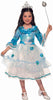 Flora Blue Princess Girls Costume