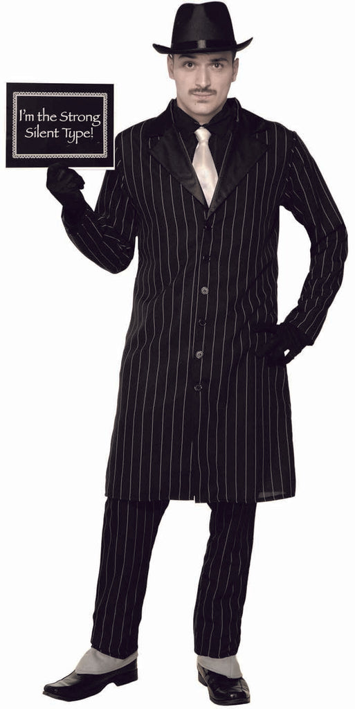 Silent Movie Gangster Mens Costume