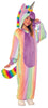 Rainbow Unicorn Girls Plush Costume