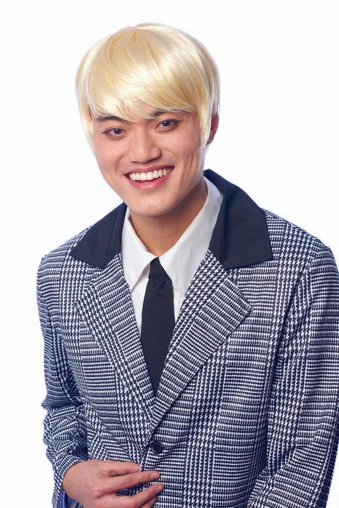 K Pop Boy Band Costume Blonde Wigs