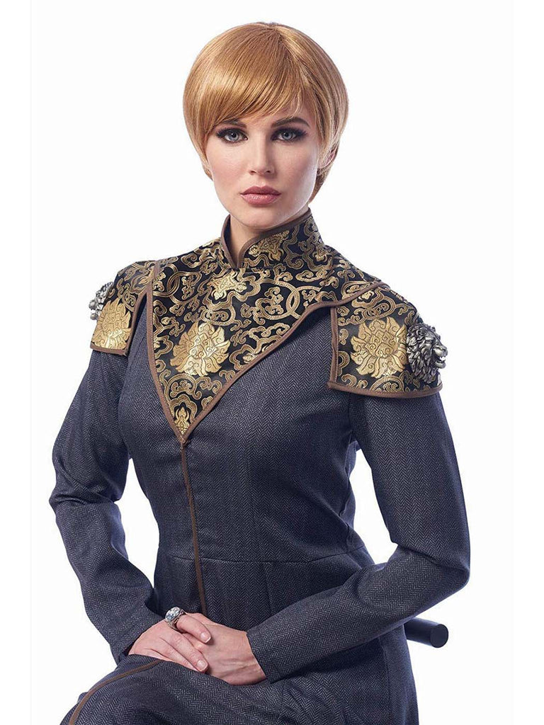 Medieval Queen Womens Dark Brown Short Wig