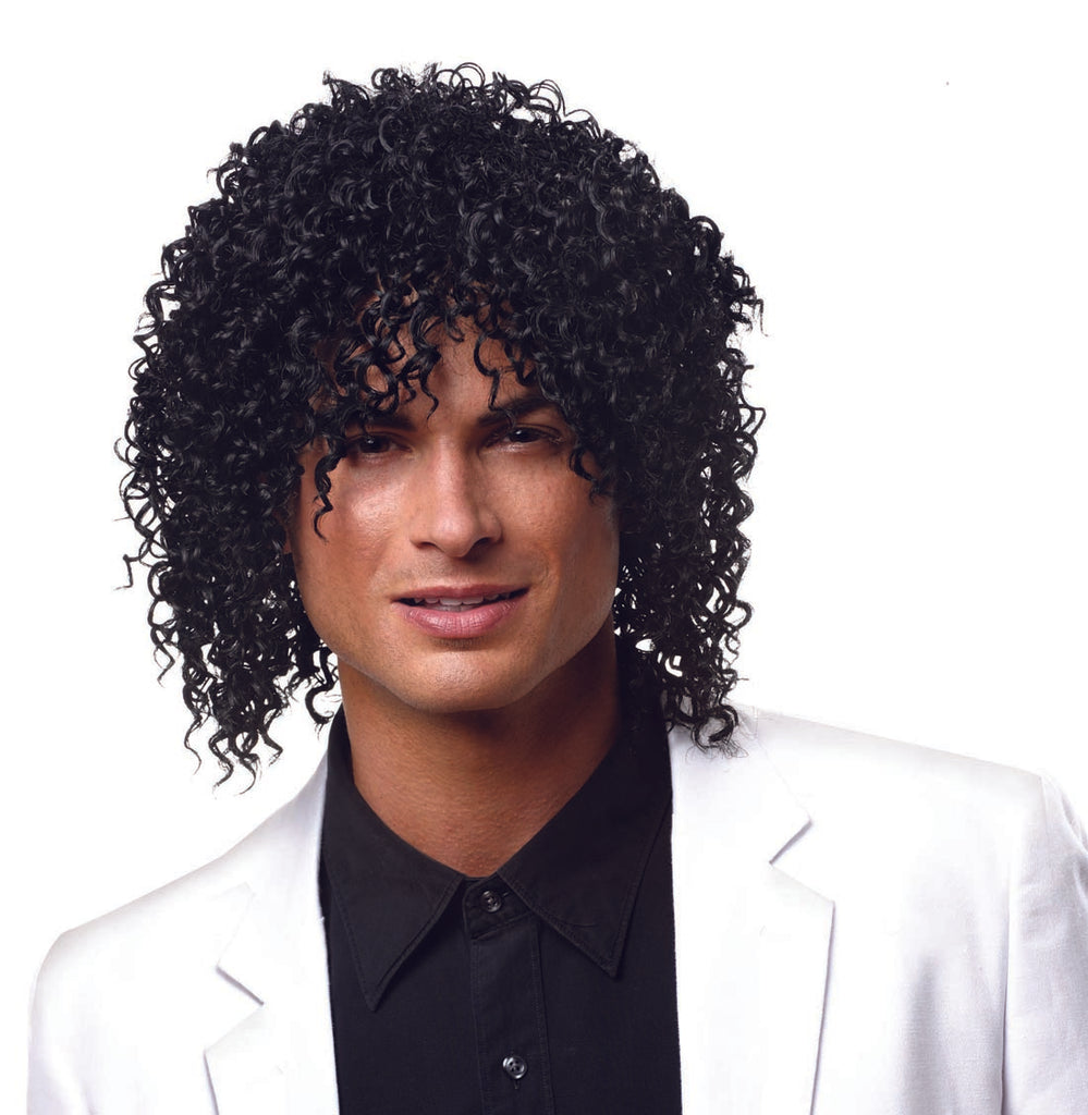 Black Shabba Adult Lionel Richie Costume Wig